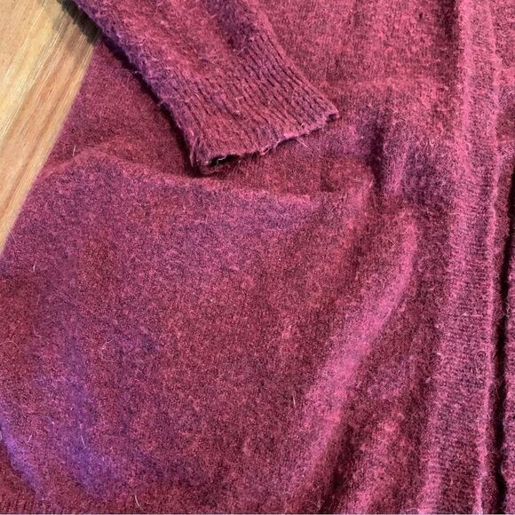 Madewell Women’s Long Open Front Merino Wool Alpaca Blend Cardigan Sweater S - Picture 3 of 8